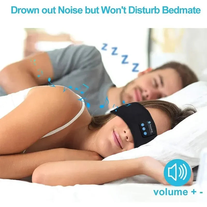 Sleep Headband with Wireless Bluetooth Headphones