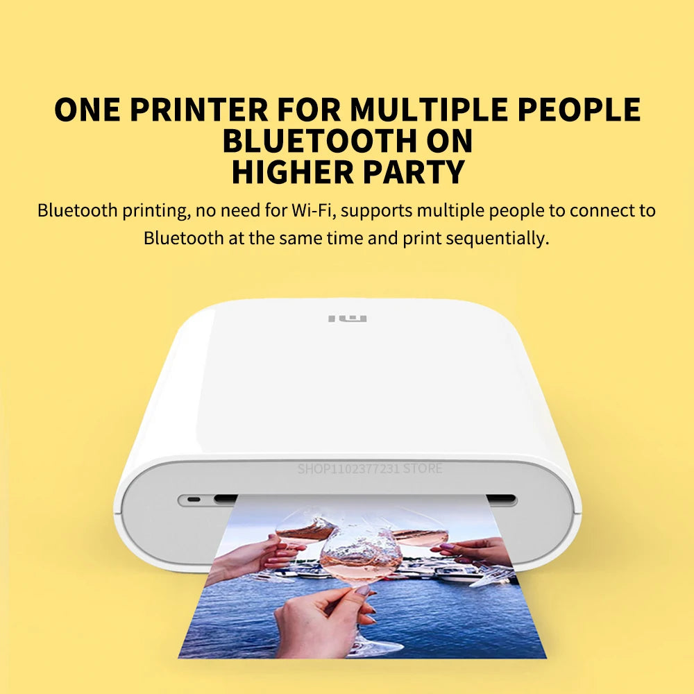 300DPI Mini Portable AR Pocket Photo Printer