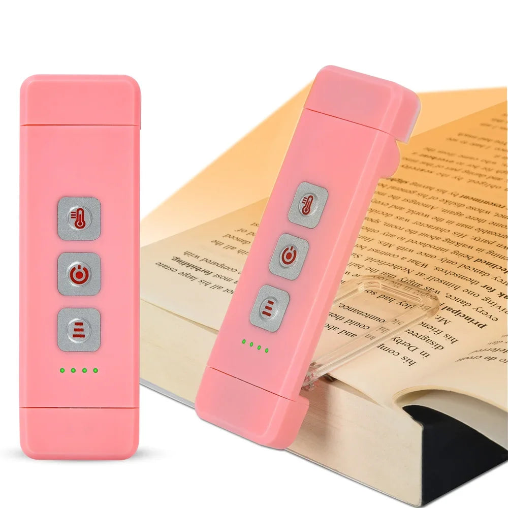 Clip-On Bookmark Book Light with Timer