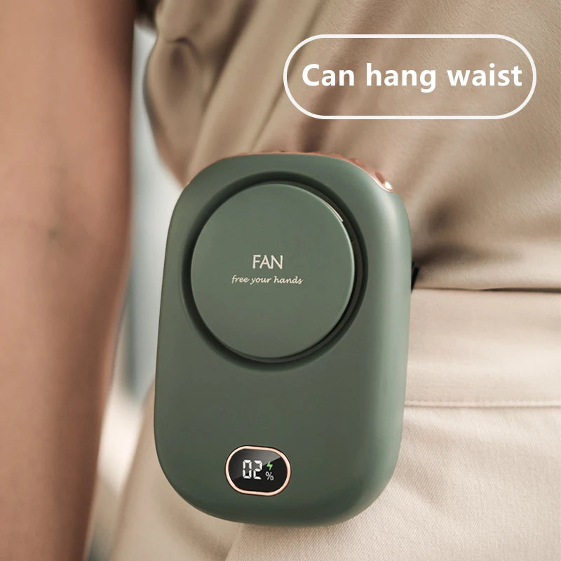 Mini Bladeless Portable Hanging Neck Fan