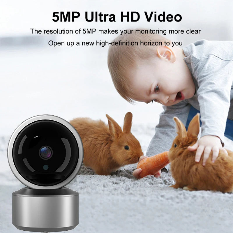 HD Smart Home Security Camera with Night Vision